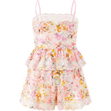 Alessia Cotton Embroidered Romper