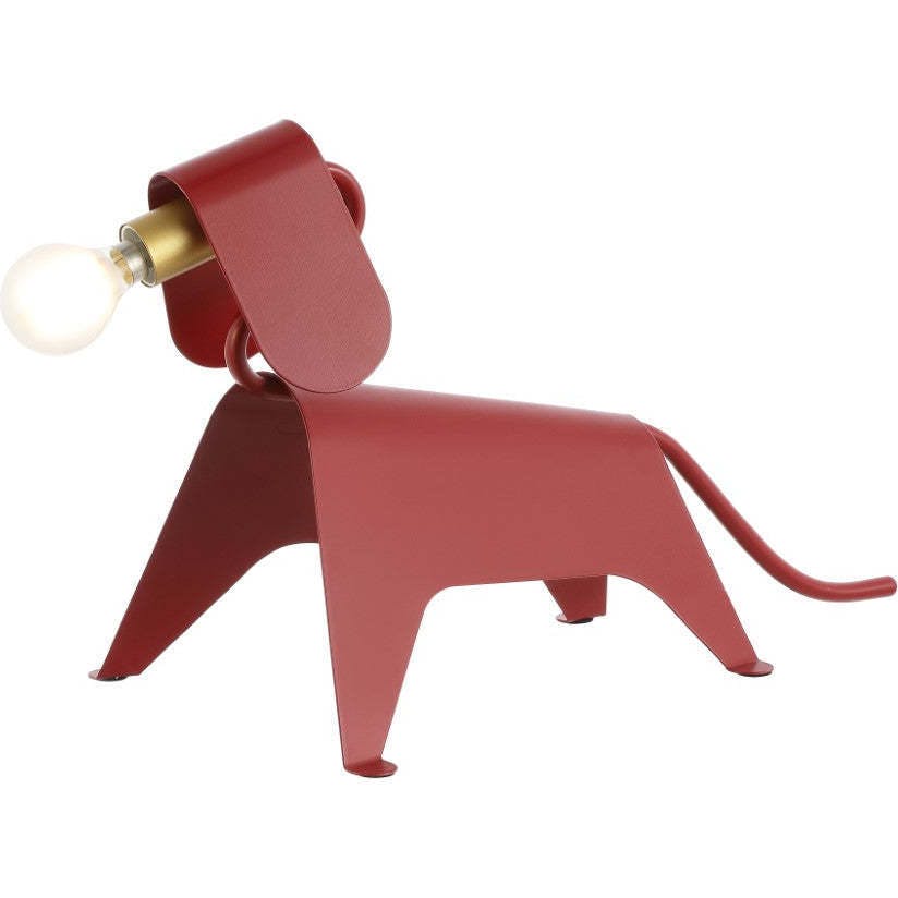 Rover 10" Modern Industrial Iron Canine LED Kids' Lamp
