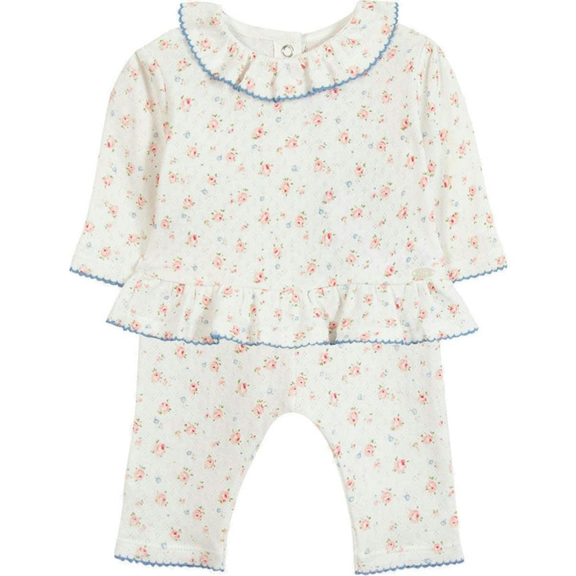 TARTINE ET CHOCOLAT Tiny Flowers Baby Set