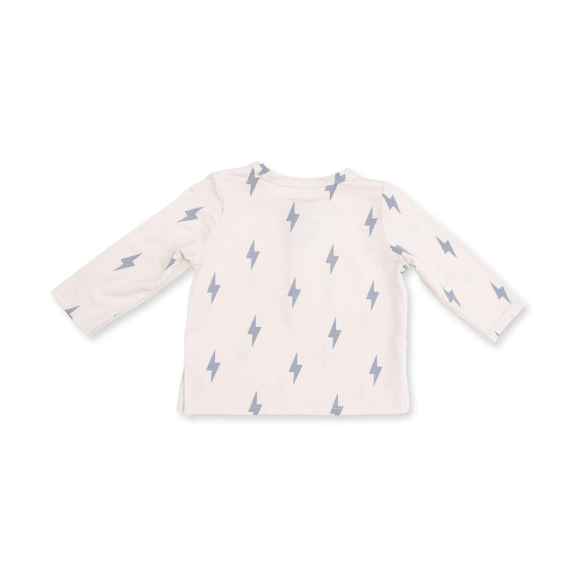 Lightning Bolt Viscose - Long Sleeve Henley and Jogger