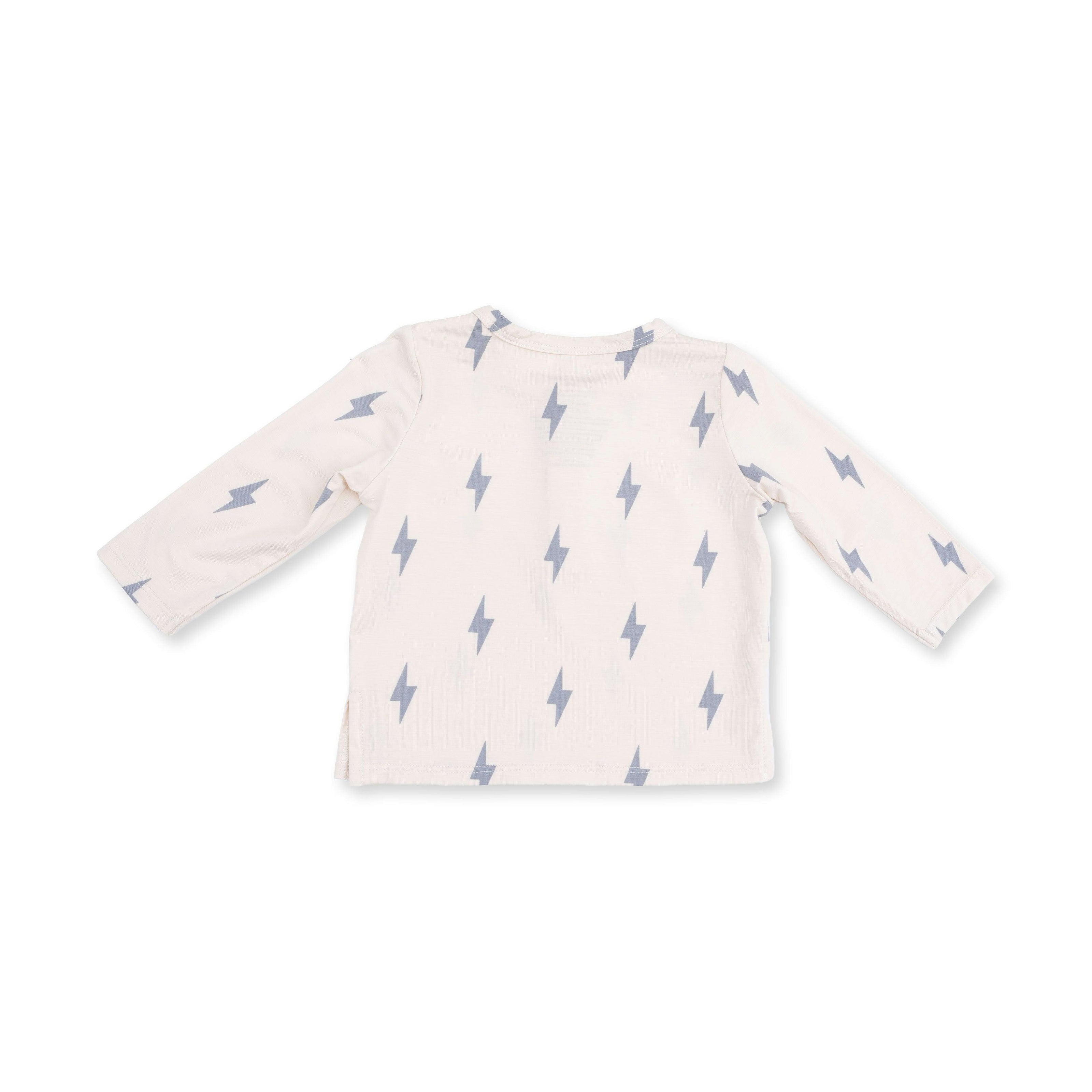 Lightning Bolt Viscose - Long Sleeve Henley and Jogger