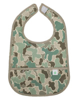 The Wipe It Bib in Camo