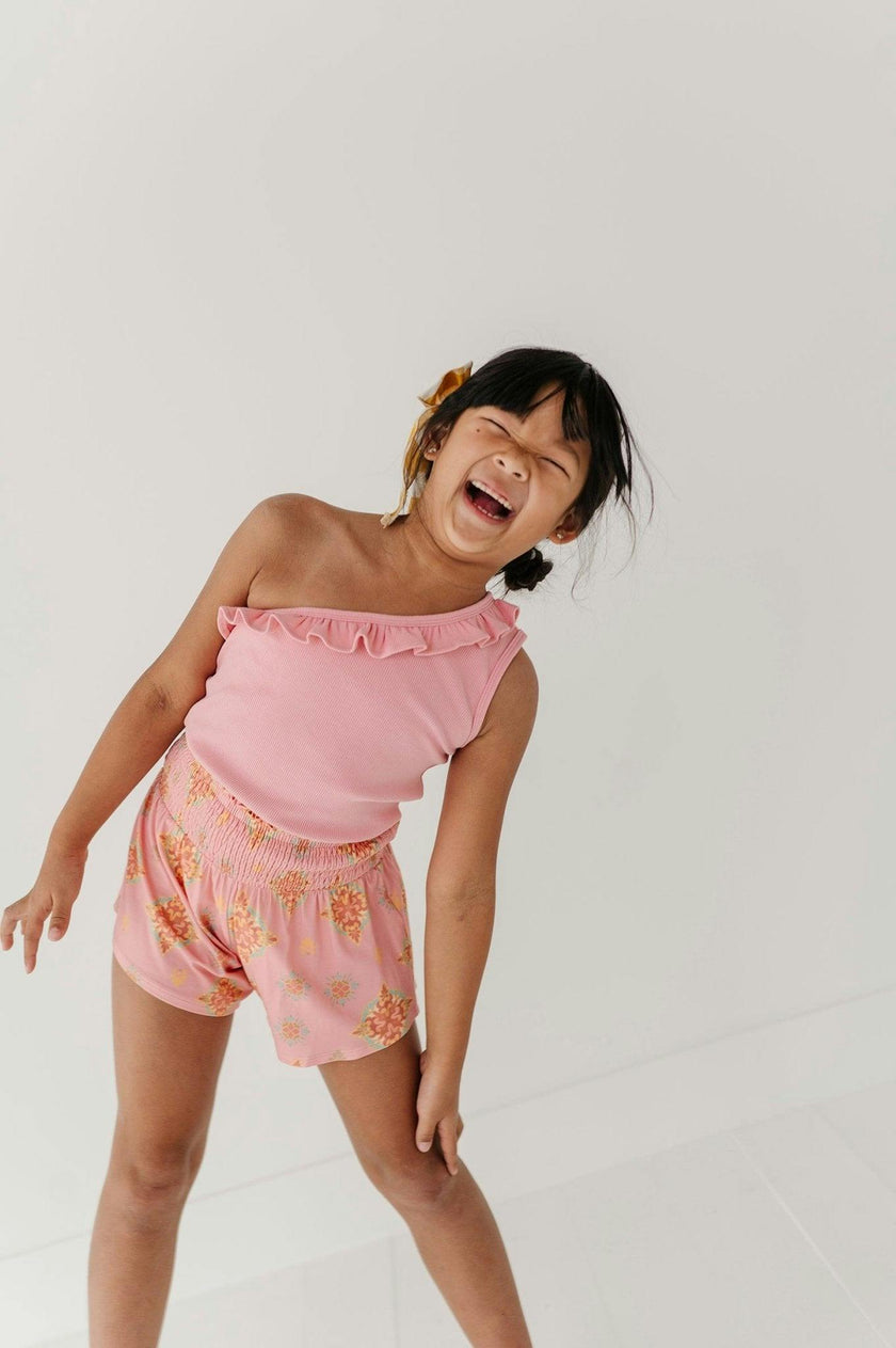 One-Shoulder Ribbed Tank