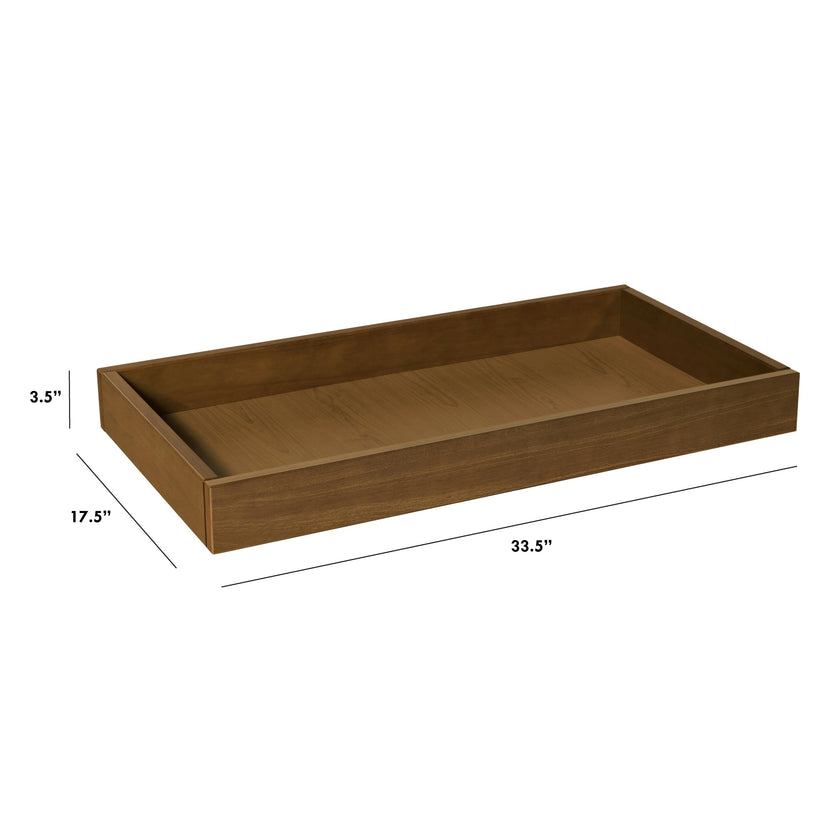 Universal Removable Changing Tray in Natural Walnut