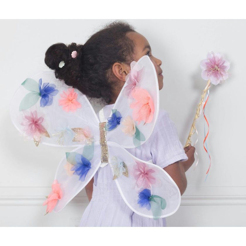 Organza Flower Wings & Wand
