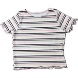 Girls Stripe Short Sleeve Top, Stripes