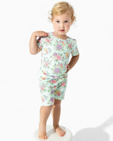 Petals & Posies Bamboo Kids Pajama Short Set