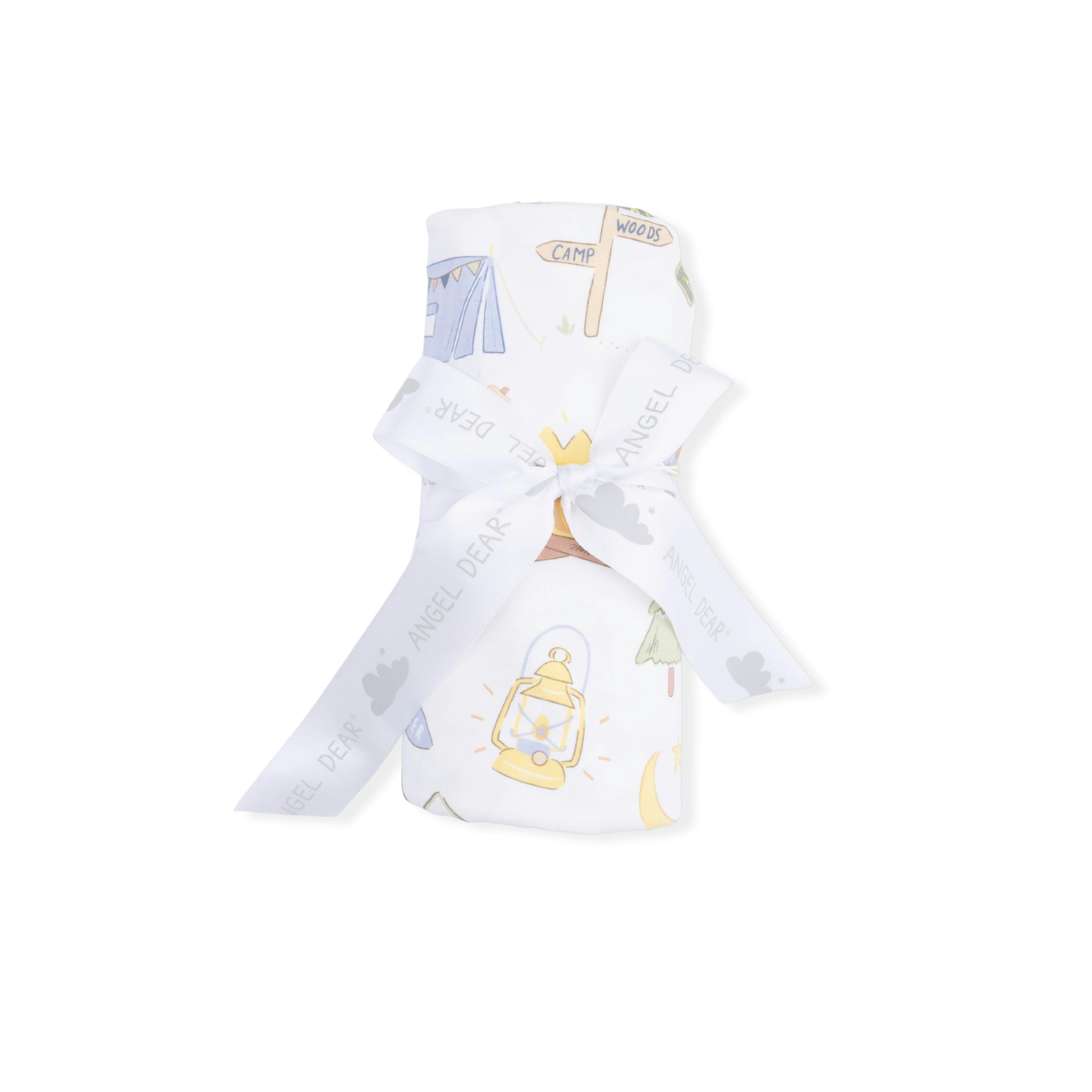 Camping Blue - Swaddle Blanket