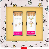 Mushroom Necklace and Earrings Gift Set
