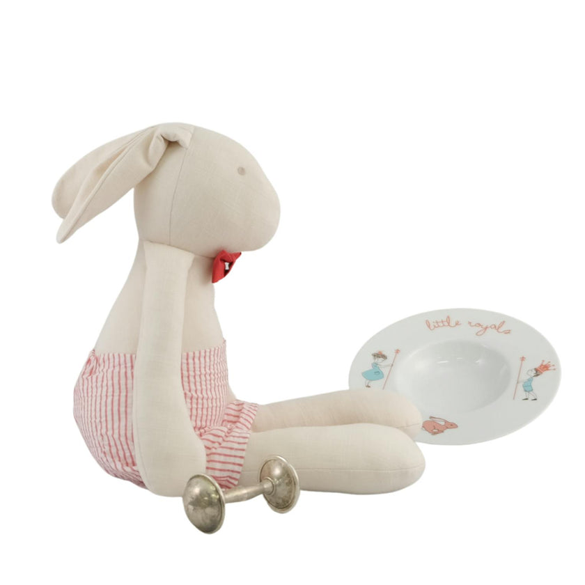 Arthus The Rabbit | Red-Striped Linen Pants
