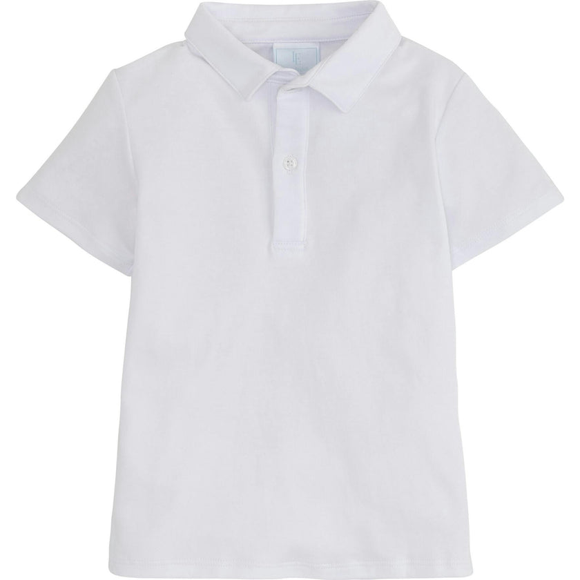 Short Sleeve Polo - White