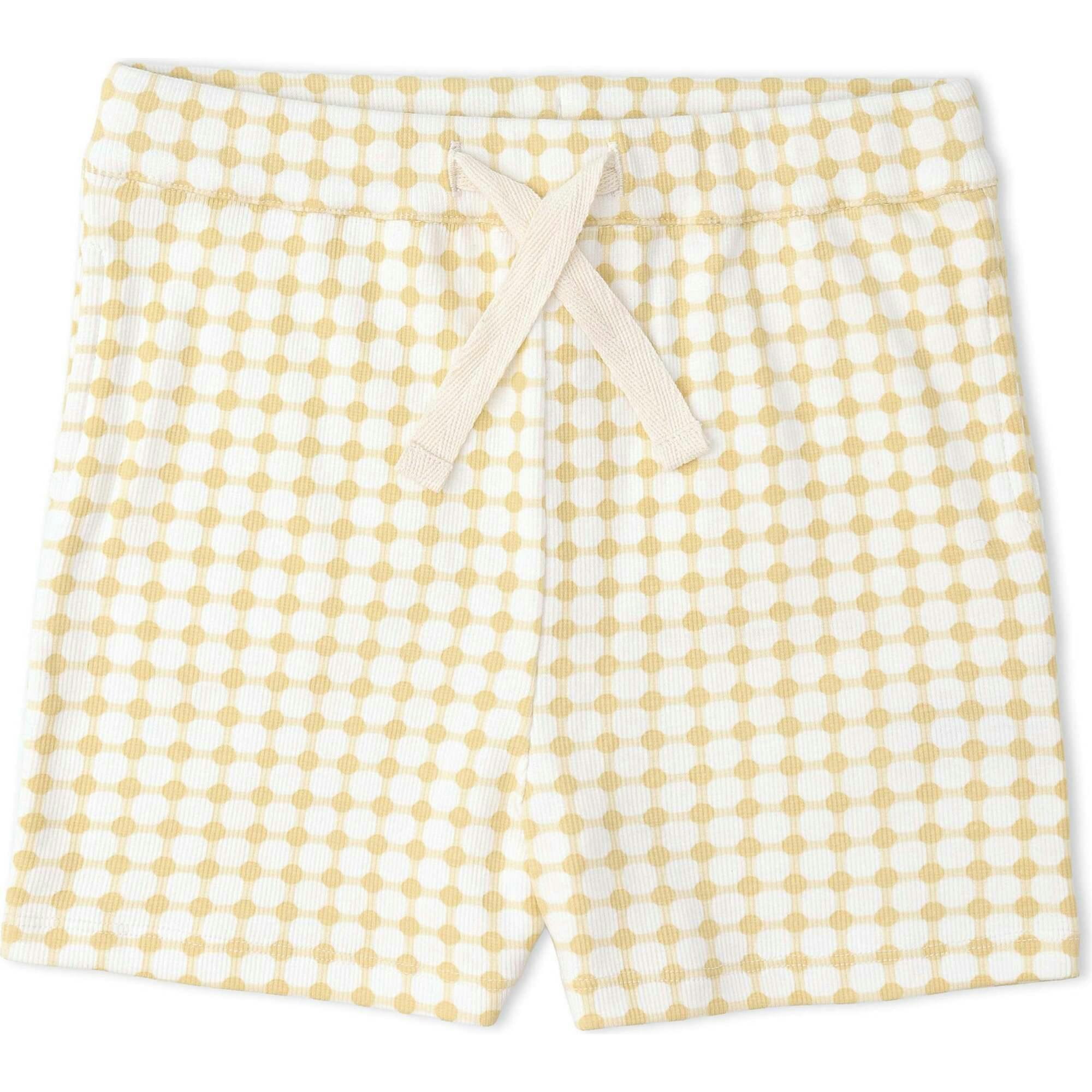Organic Collar Tee & Shorts Set - Dotty Gingham