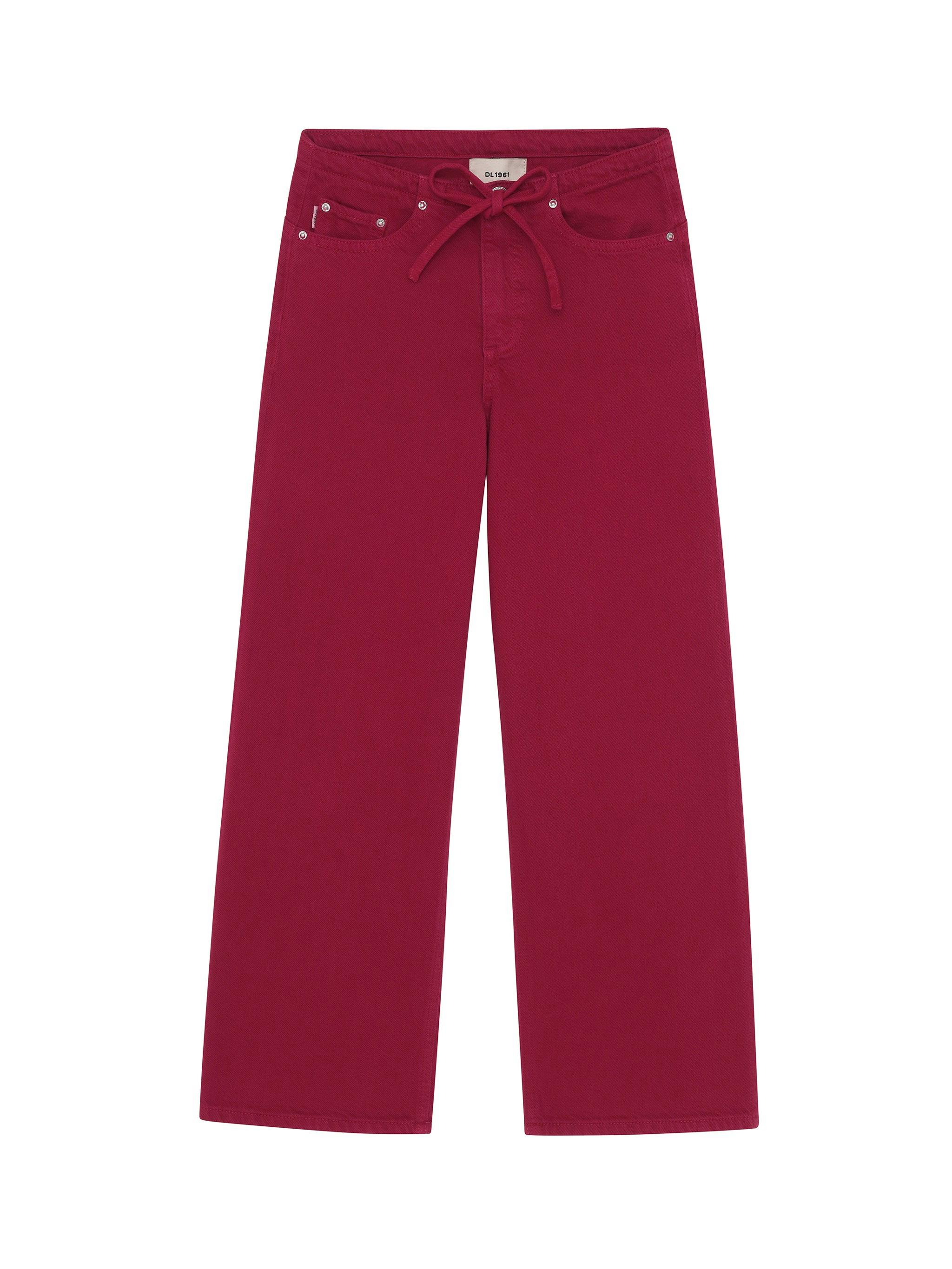 Frankie Low-Slung Wide Leg Jeans | Rouge