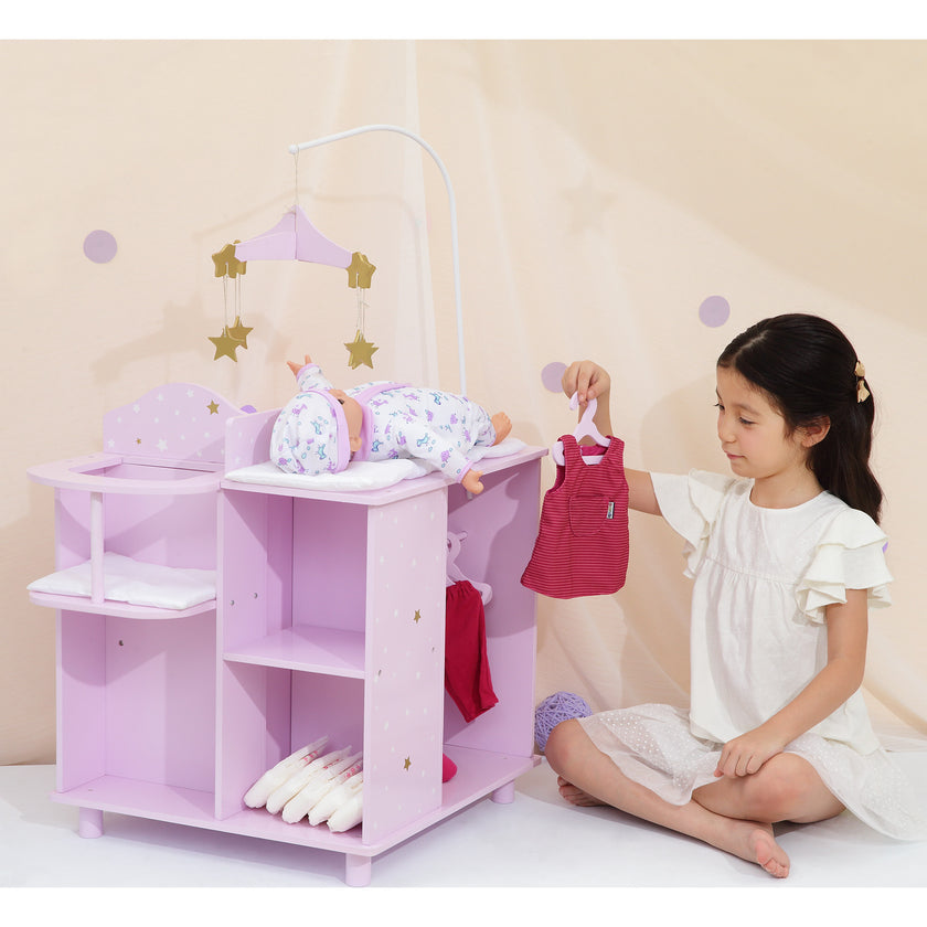 Twinkle Stars 4-in-1 Baby Doll Nursery & Changing Station