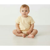 Organic Short Romper - Butter Yellow