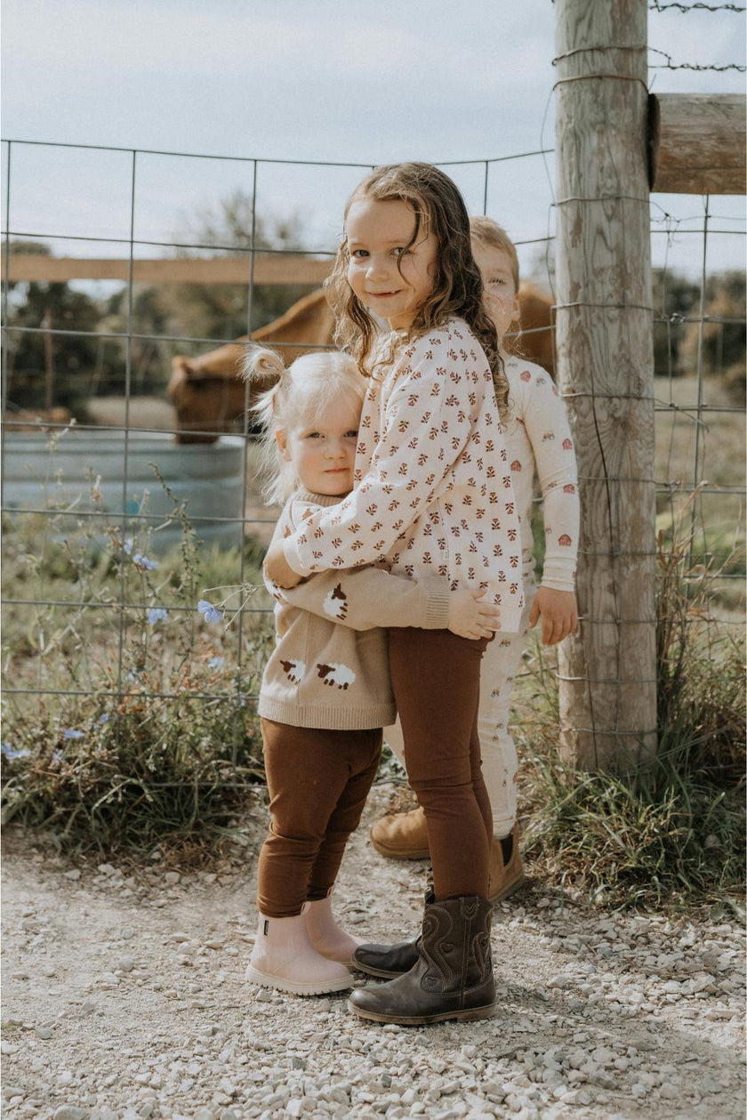 Organic Cotton Modal Legging in Cappuccino