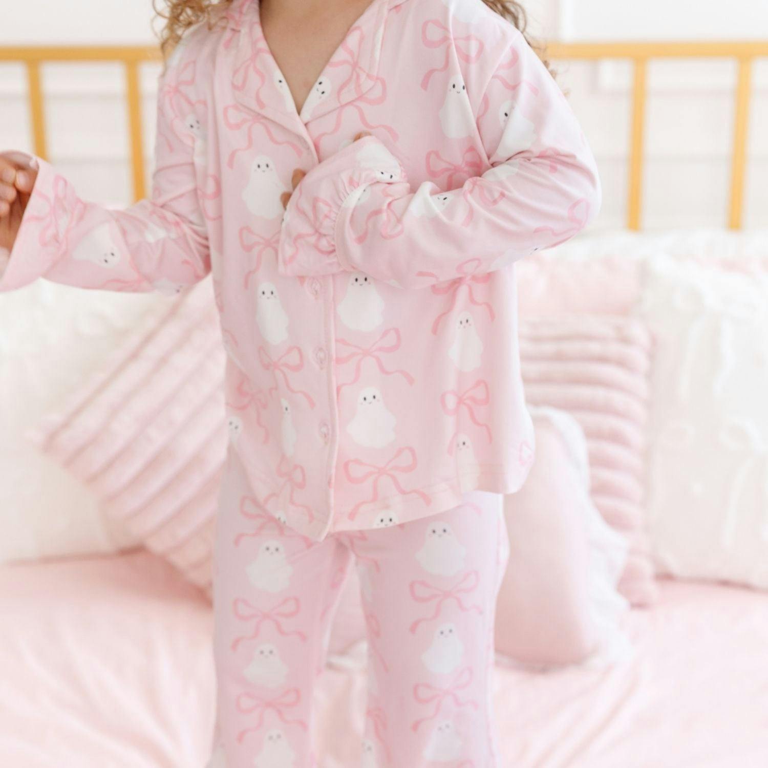 Coquette Ghost Halloween Lounge Set