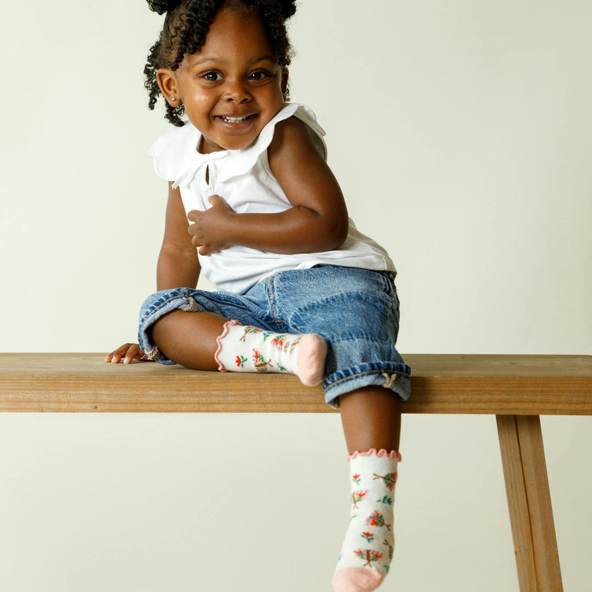 Mayflower Socks, Pink