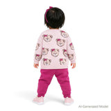 Infant (9-24M) Girls 3-Piece Sweater Set | Bears & Bows - Pink