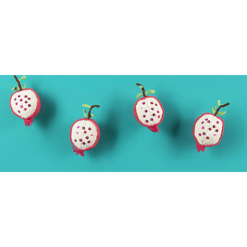 Tchotchkes Crochet Half Pomegranate