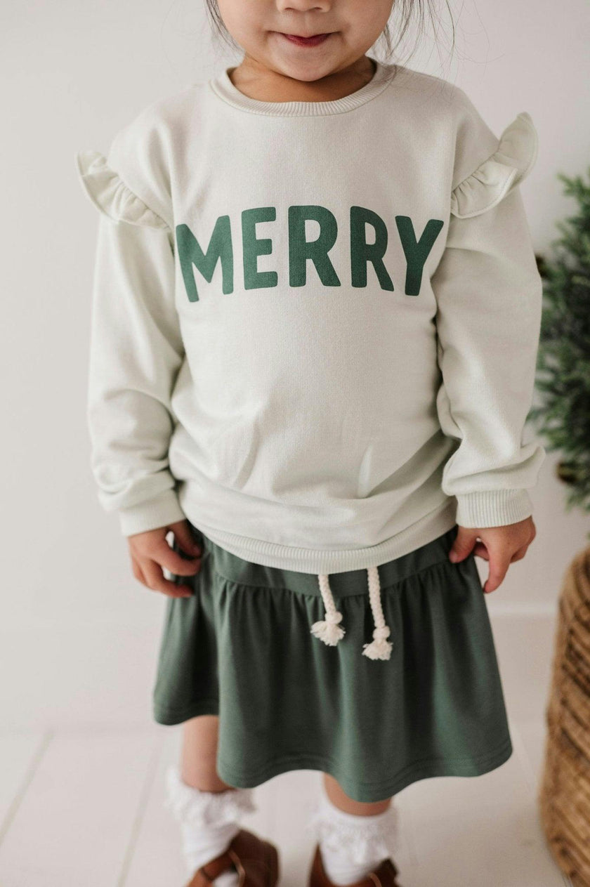 Ruffle Sweatshirt Ballerina