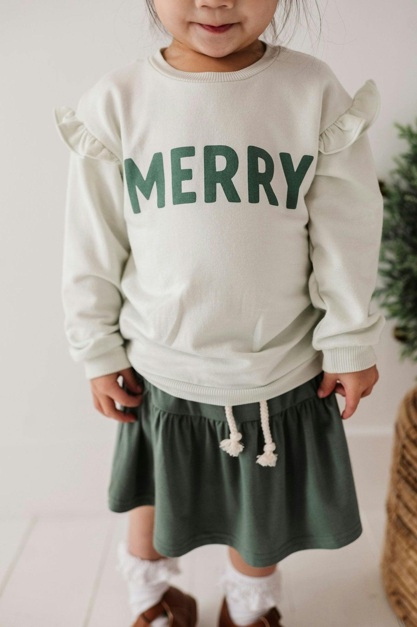 Ruffle Sweatshirt Ballerina