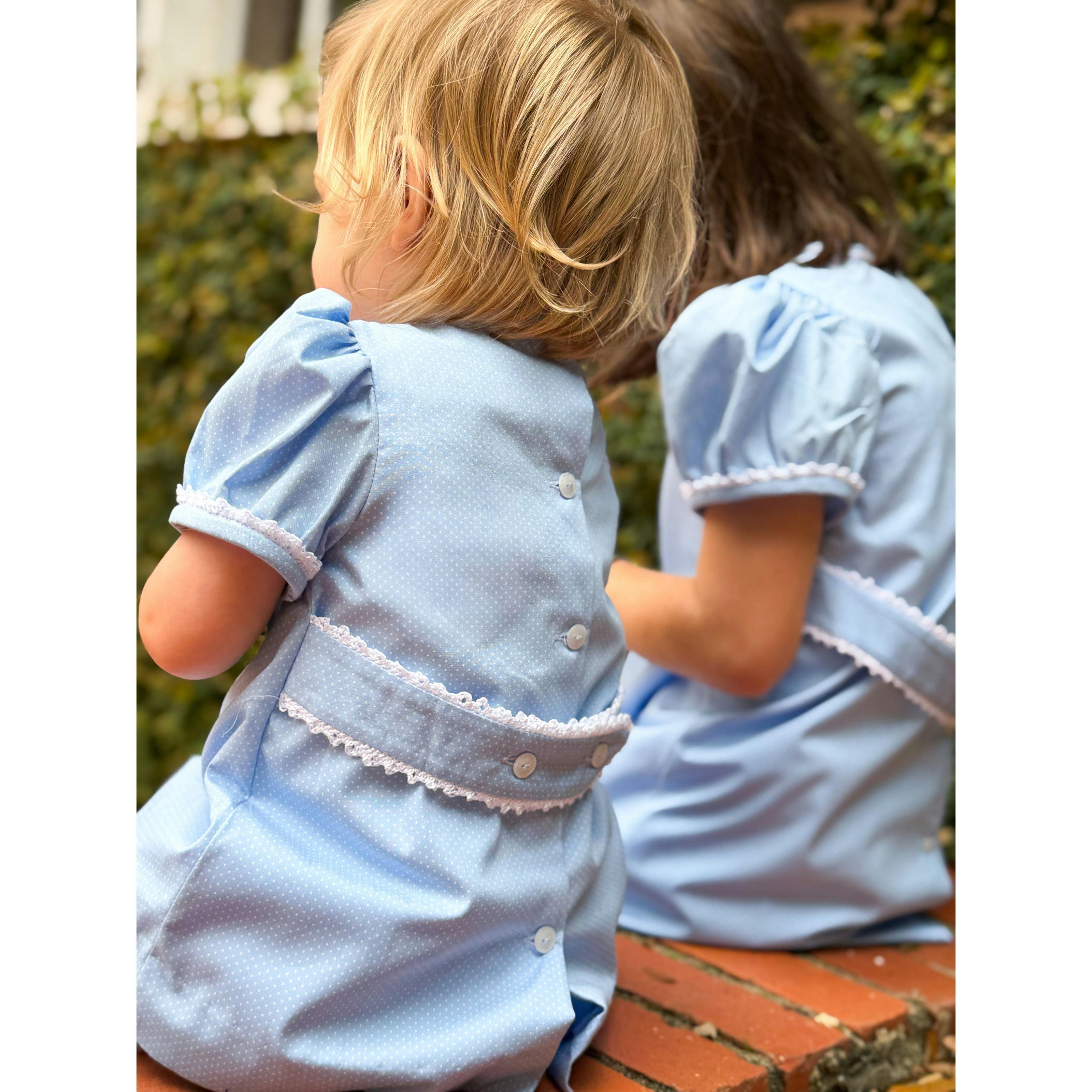 Lane Dress Set- Powder Blue
