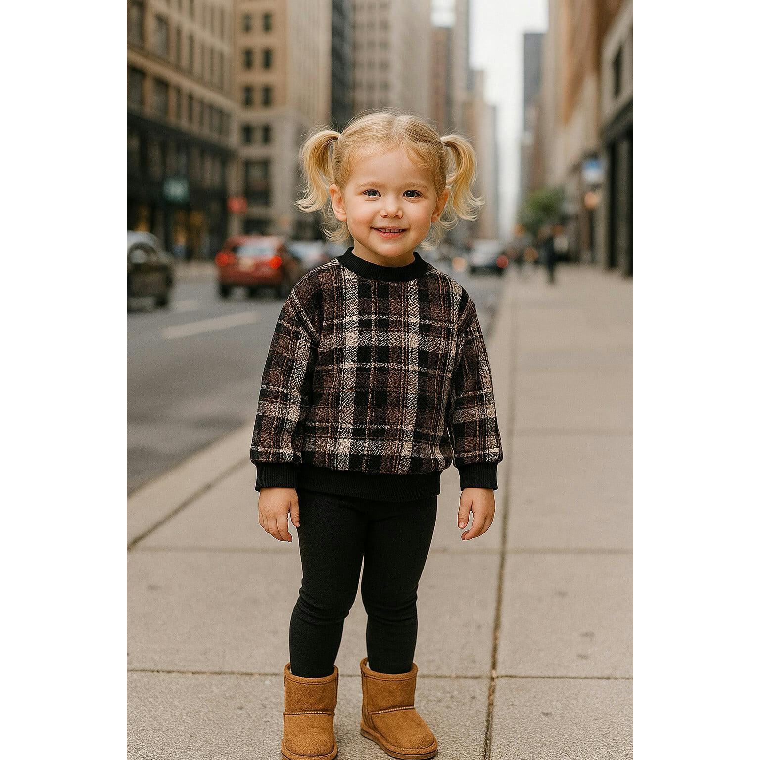 Winter Plaid Unisex Pullover