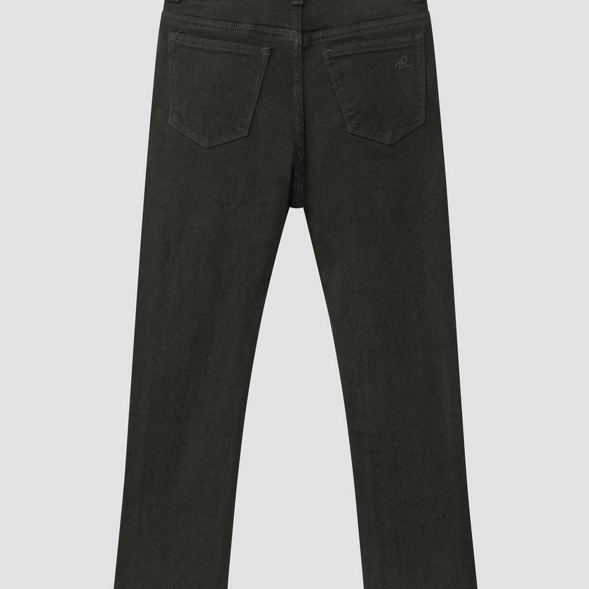 Emie Straight High Rise | Black Peached Raw