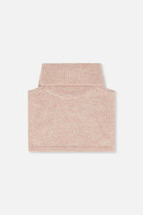 Knit Turtle Neckwarmer Pale Dusty Pink