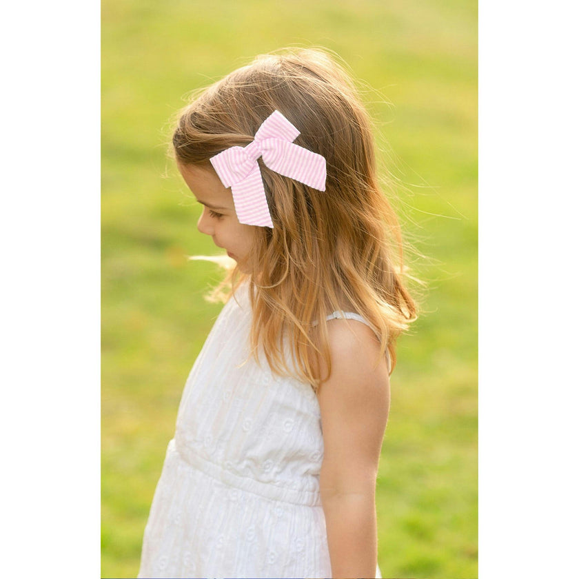 Seersucker Hair Bow