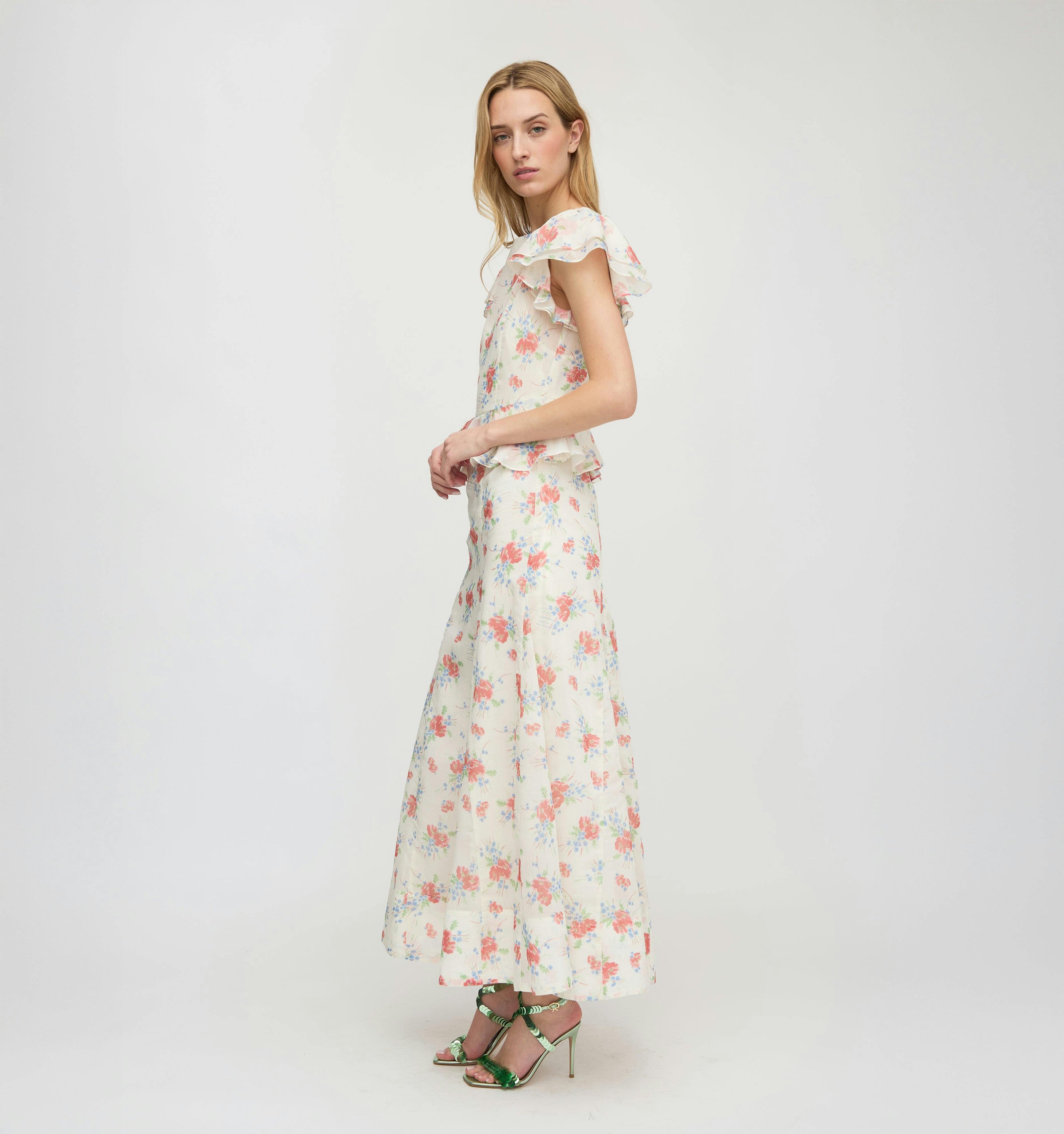 The Halston Dress - Sunburst Blossoms