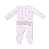 Lil Sis - 2 Way Zipper Ruffle Back Footie