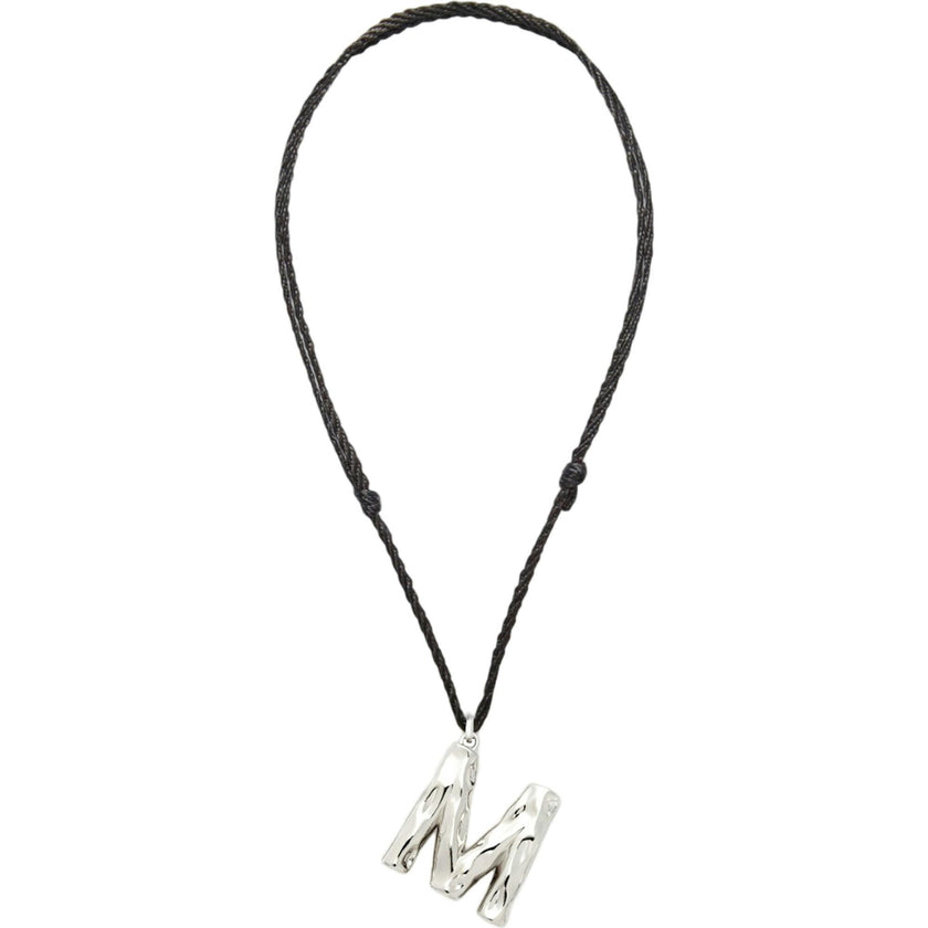 Grande Monogram Necklace in Silver