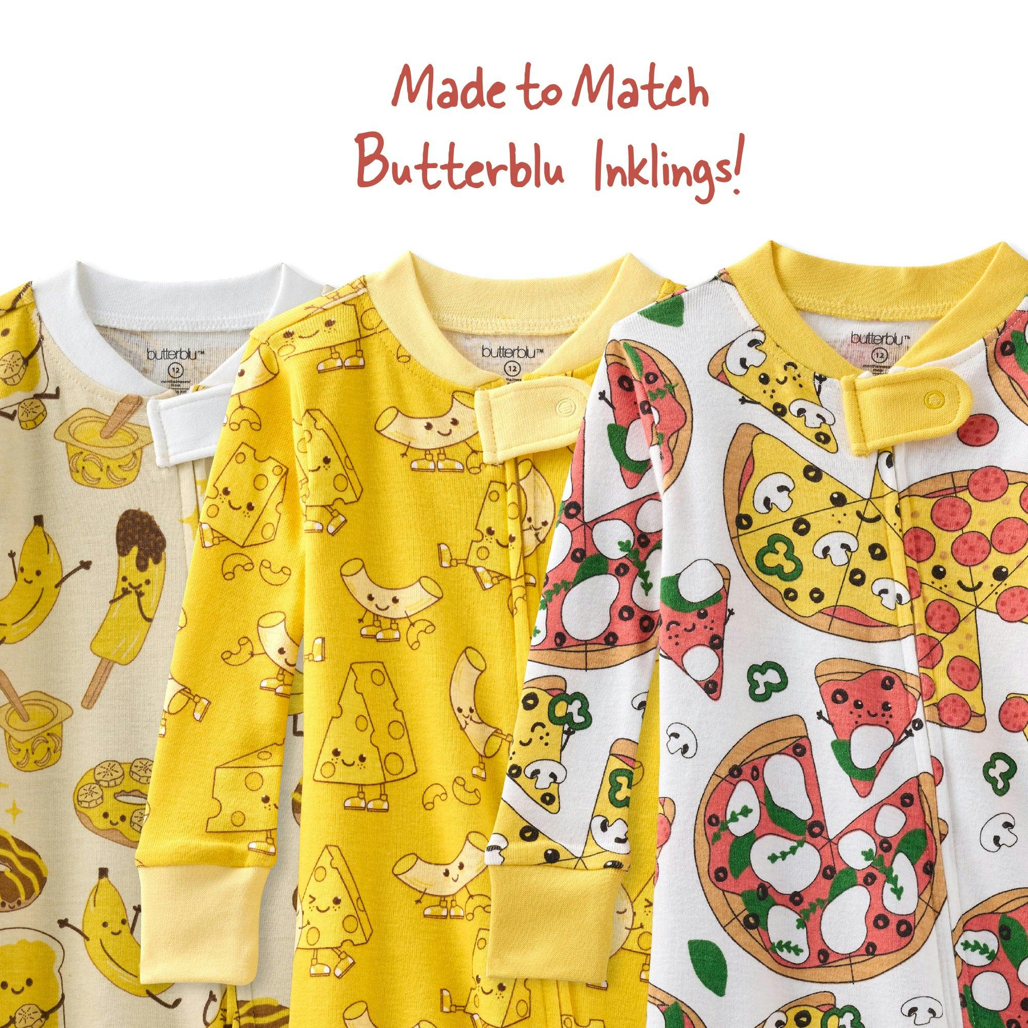 CRUZ Snug-fit Footed Baby Boys Pajamas