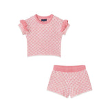 Kids Crochet Top & Short Set