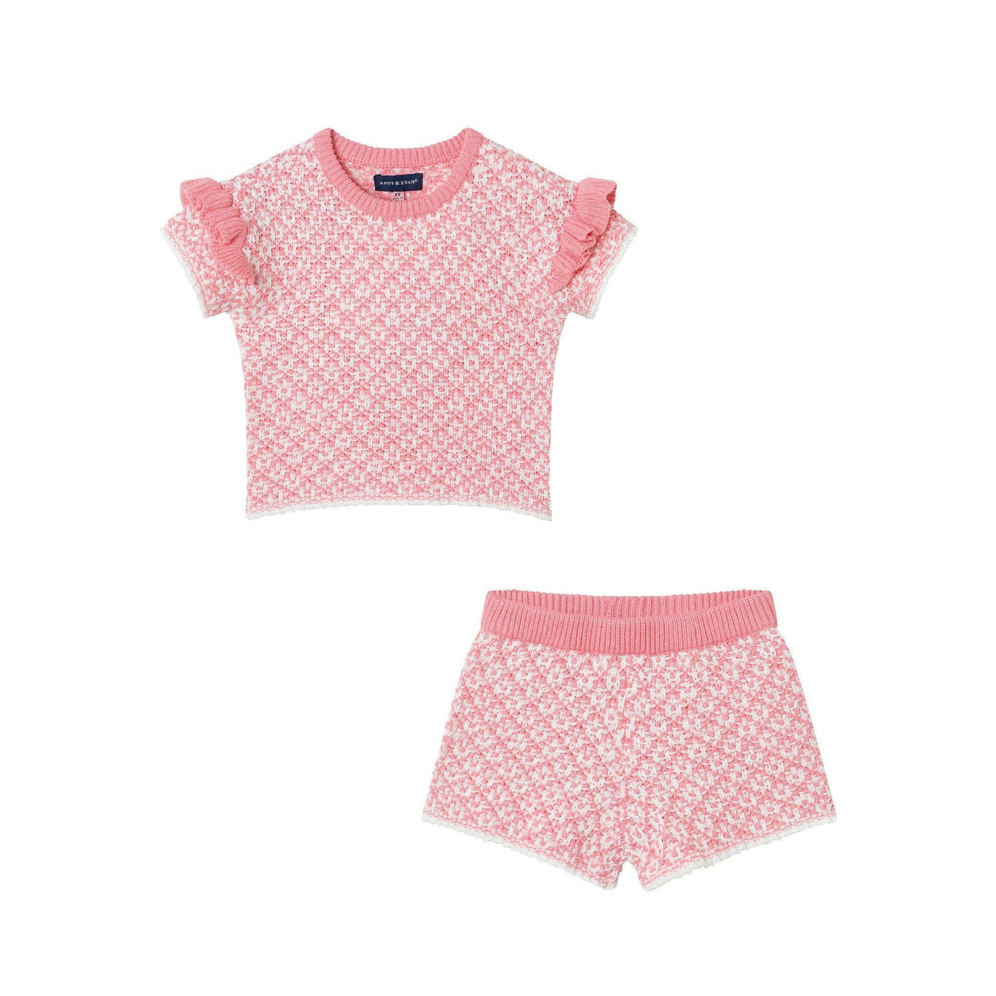 Kids Crochet Top & Short Set
