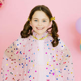 Pink Confetti Cape