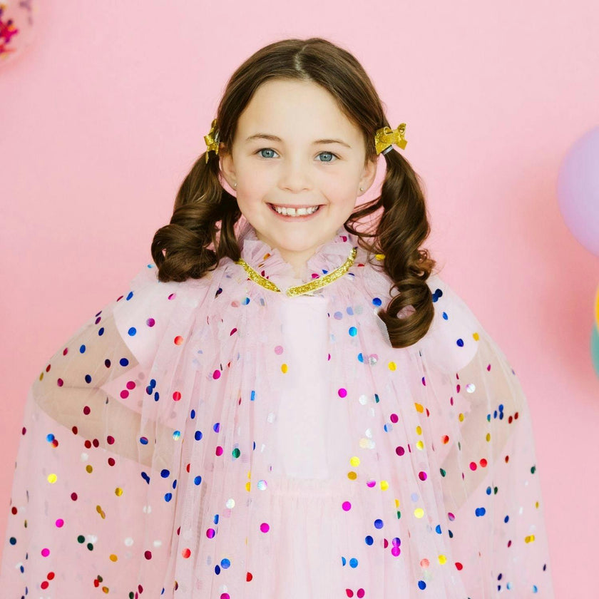 Pink Confetti Cape