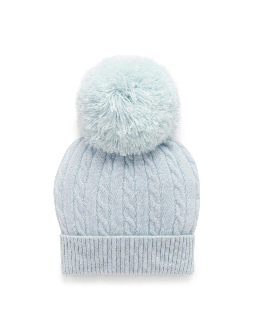 Cashmere Beanie Pale Blue Melange