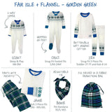 FAIR ISLE + FLANNEL Matching Family Christmas Pajamas