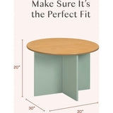 Nessa Nesting Play Table in Light Sage and Honey