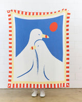 Lovebirds Knit Blanket