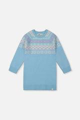 Knit Dress Light Blue