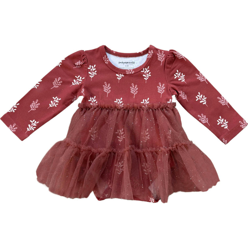 Baby Girl Tulle Bodysuit Dress