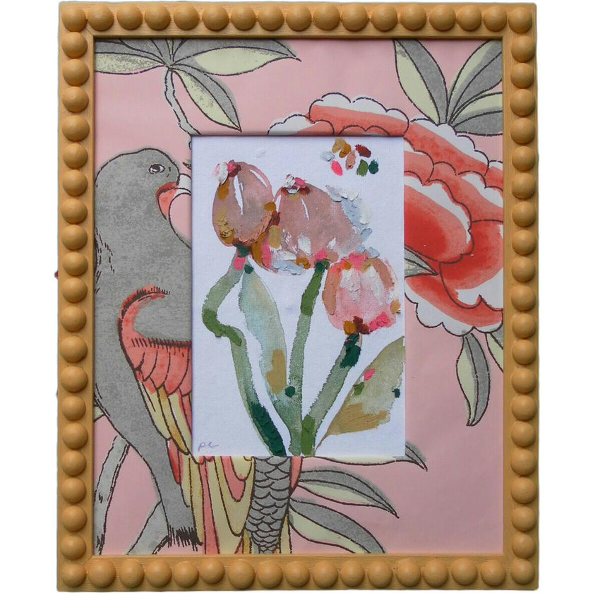 Slow Seeds No. 17 – Original Watercolor & Oil Pastel Painting