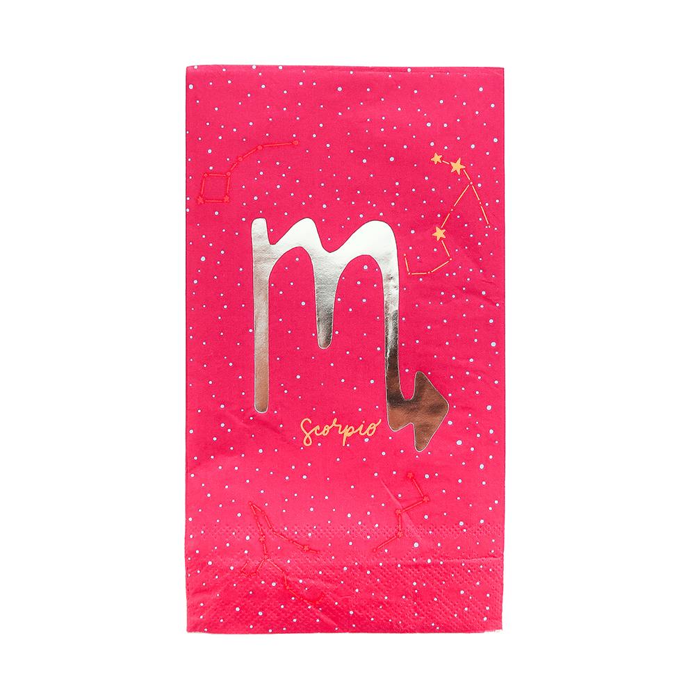 Zodiac Scorpio Guest Napkins