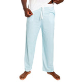 Men's Sky Blue Jersey PJ Pants - Organic Stretch Cotton
