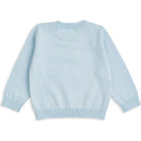 Pointelle Crown Crawler Set - Blue