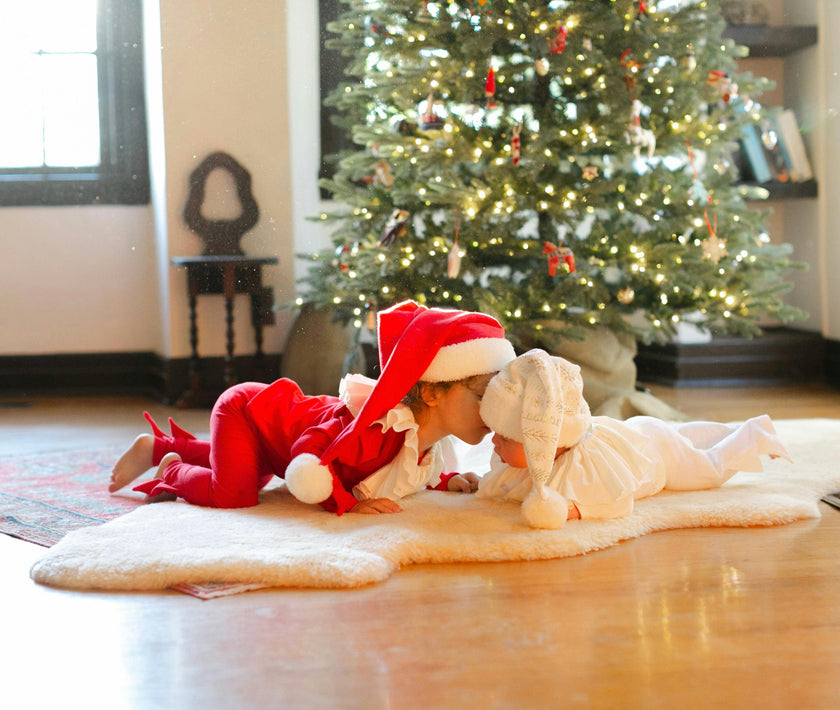 Red Holiday Elf Pajama Costume, Santa Costume
